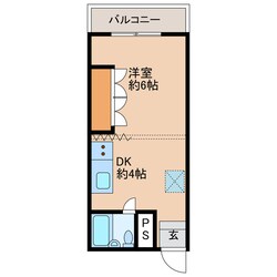 後呂マンションⅡの物件間取画像